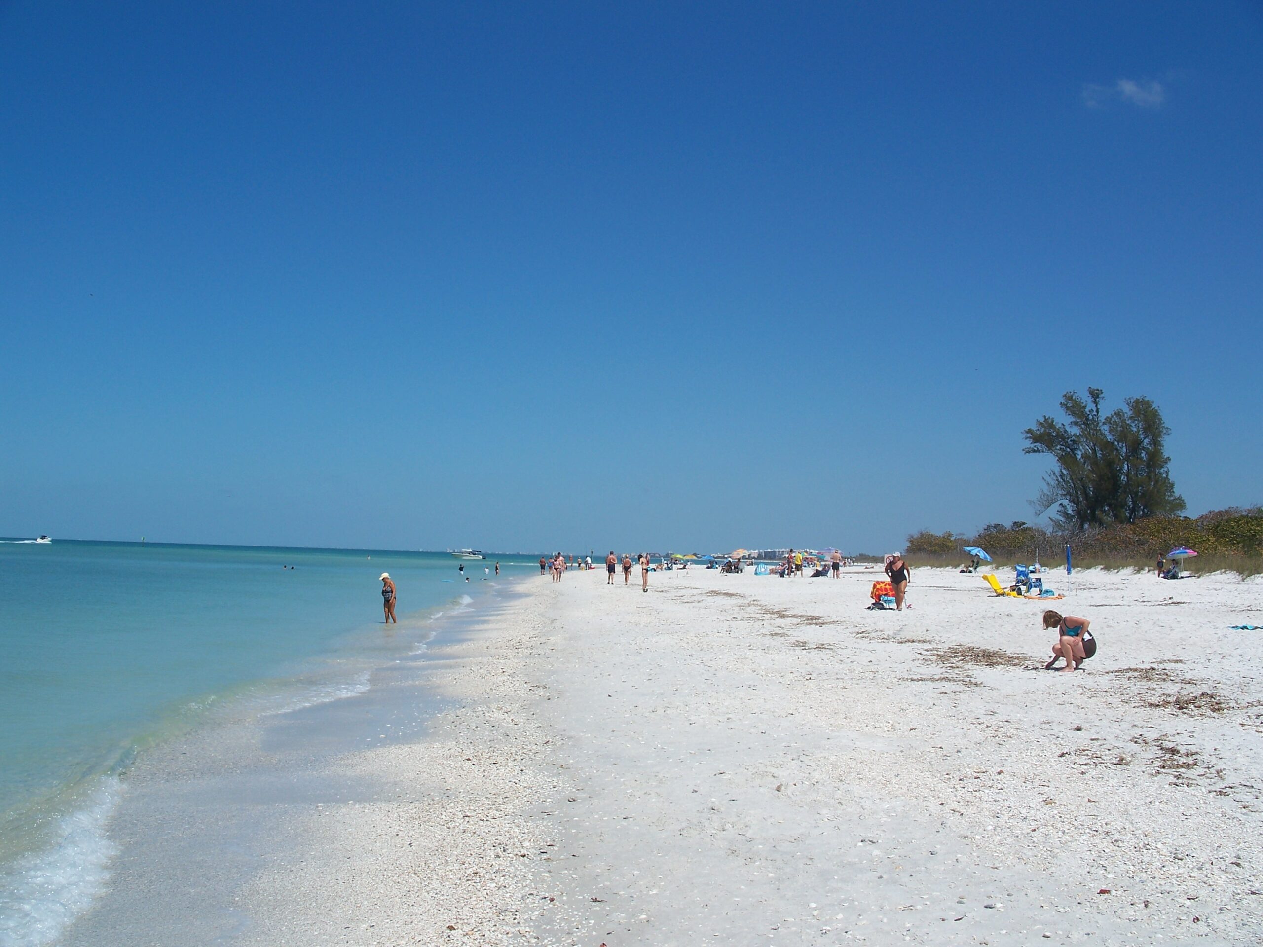 Undeveloped natural beach and dunes at Delnor-Wiggins Pass State Park